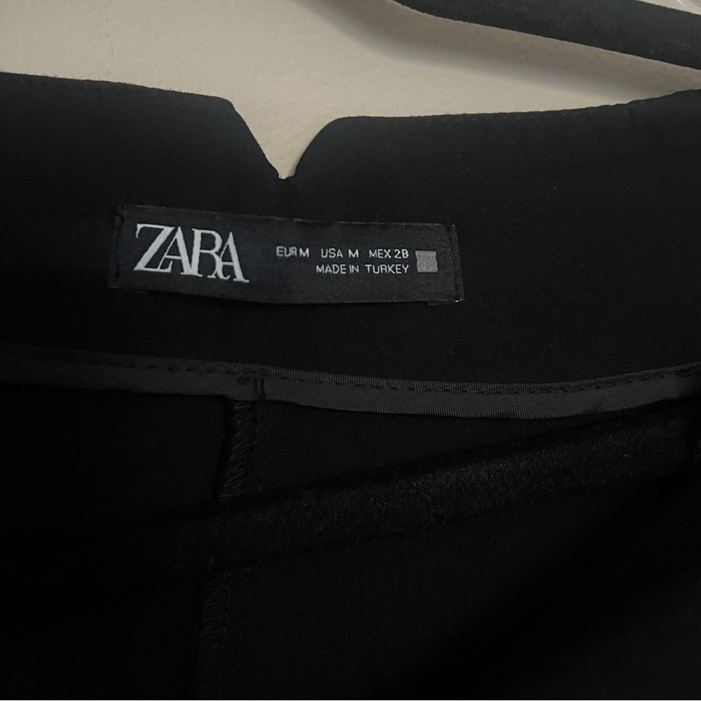 Zara black pants, size 28, wore once